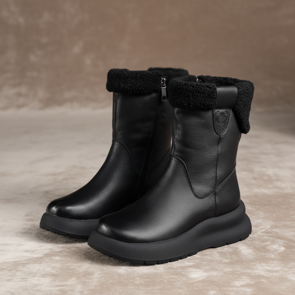 Paire bottines noires