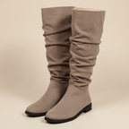 Paire taupe vue trois-quarts