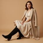 Photo 1 - Noir avec robe et manteau