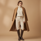 Photo 10 - Taupe avec manteau camel