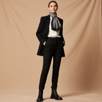 Photo 12 - Noir monochrome avec écharpe