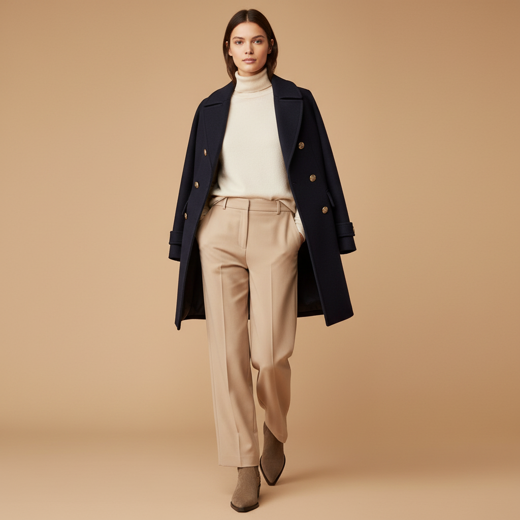 Photo 6 - Taupe avec peacoat