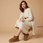 Photo 7 - Camel avec robe tricot