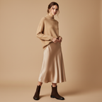 Photo 7 - Marron avec jupe midi