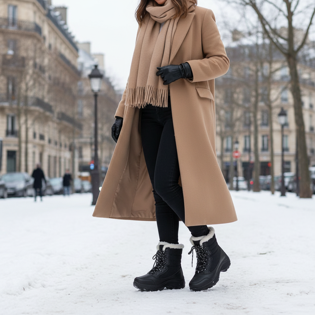 Photo lifestyle urbaine - Bottes noires