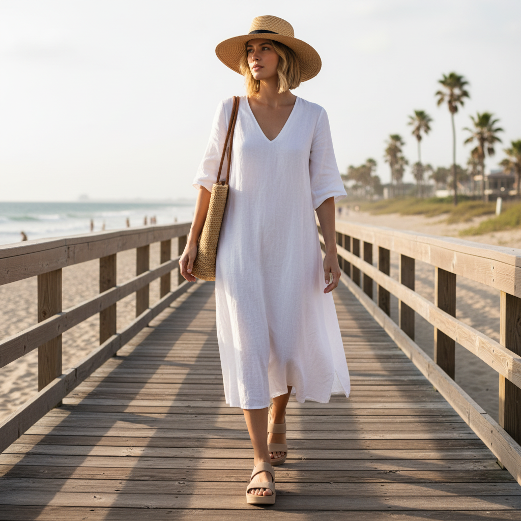 Plage/boardwalk
