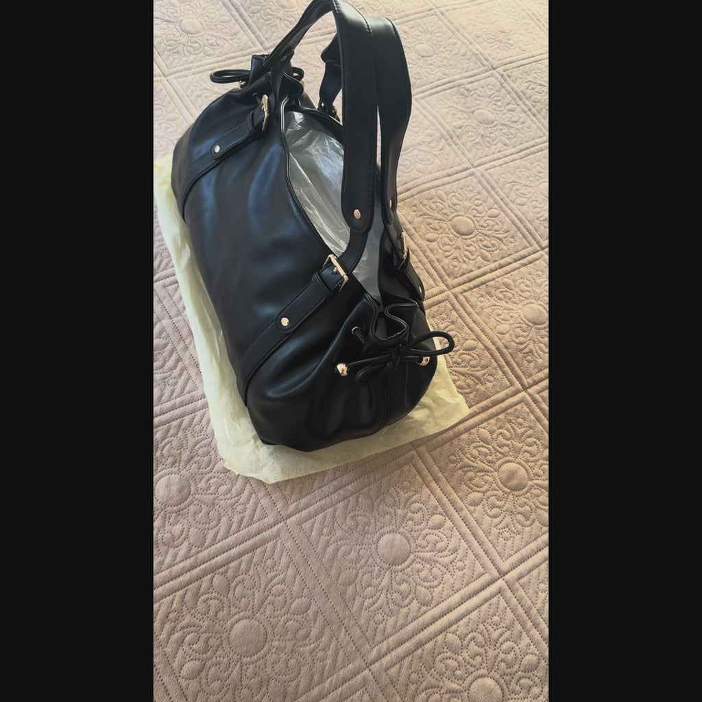 Sac a main cours femme en cuir grande capacité solide – Sienna