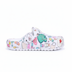 Sabot motif médical - Profil fond blanc net