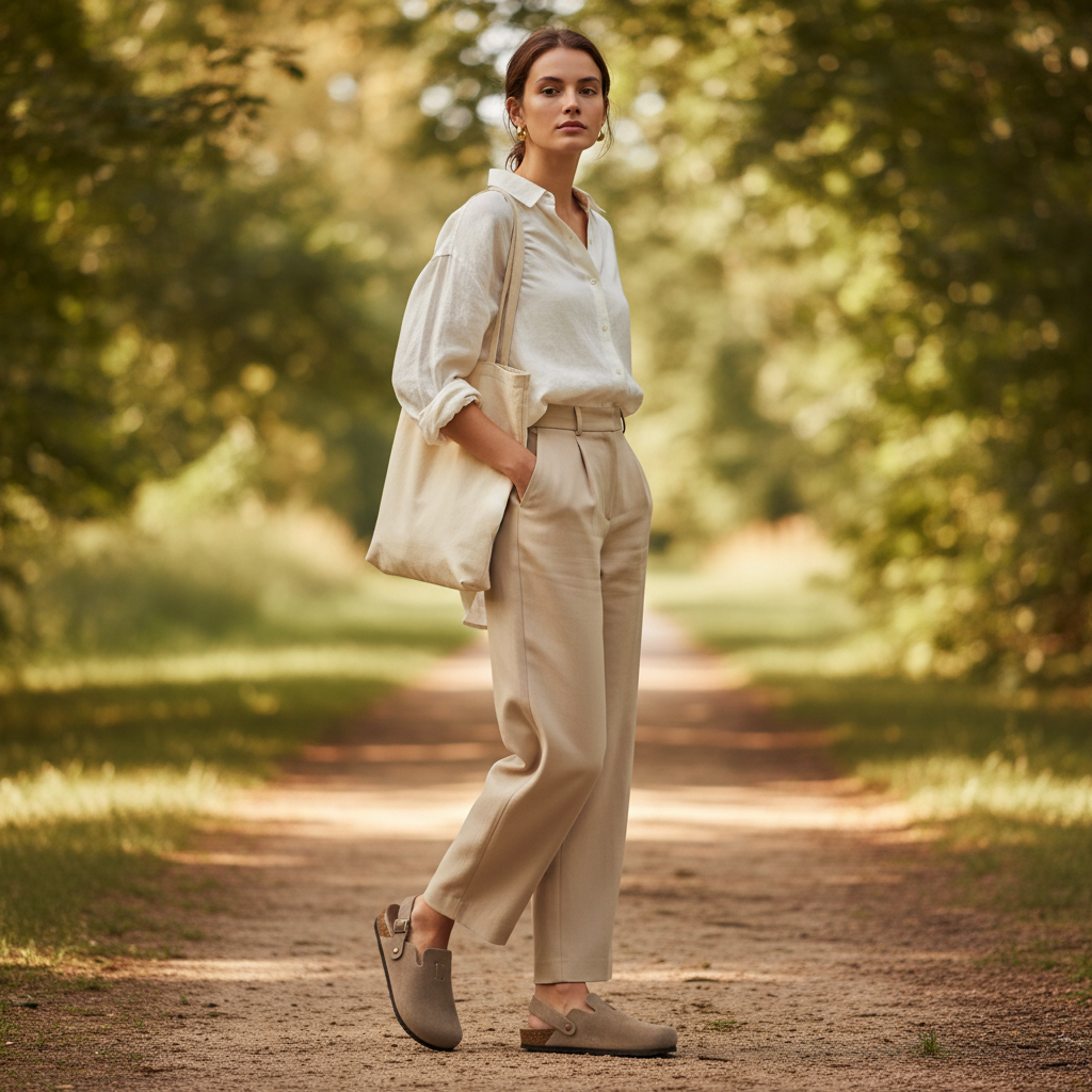 Sabot taupe - Lifestyle