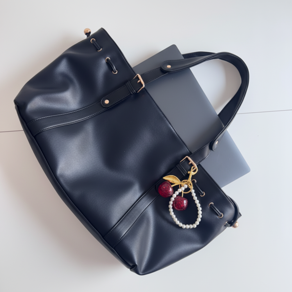 Sac avec MacBook net carré