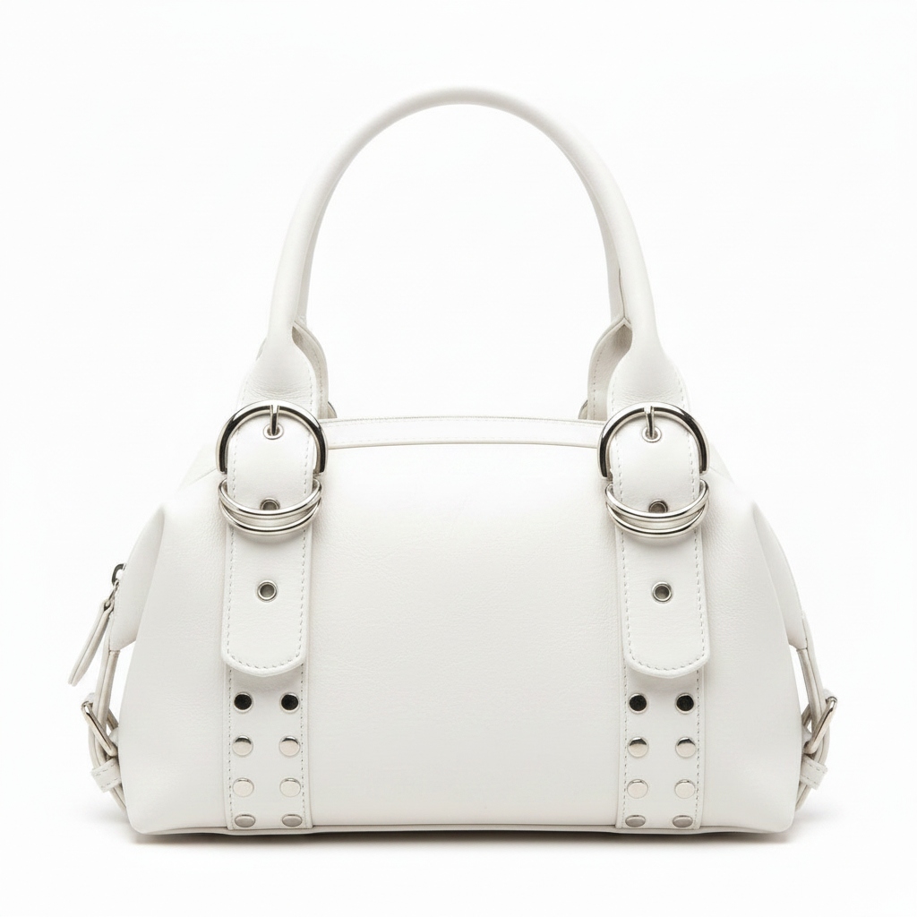 Sac blanc style noir