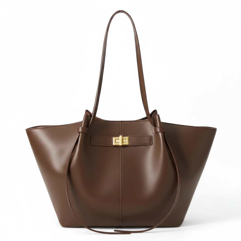 Sac chocolat foncé - turn-lock correct