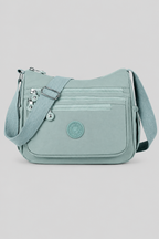 Sac Lara bleu de face sur fond gris