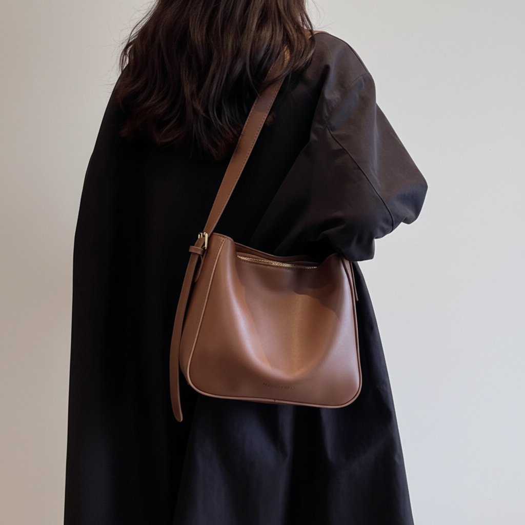 Sac mannequin fond gris clair