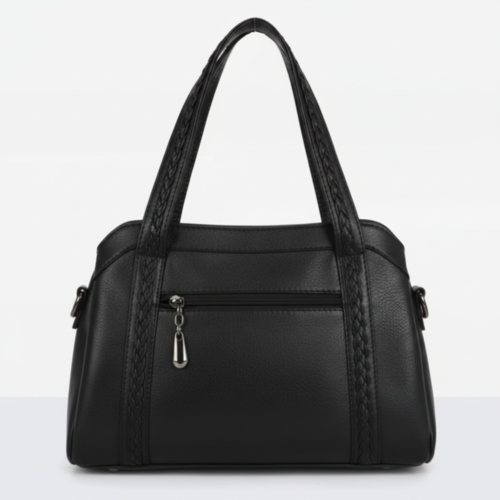 Sac noir dos - fond blanc