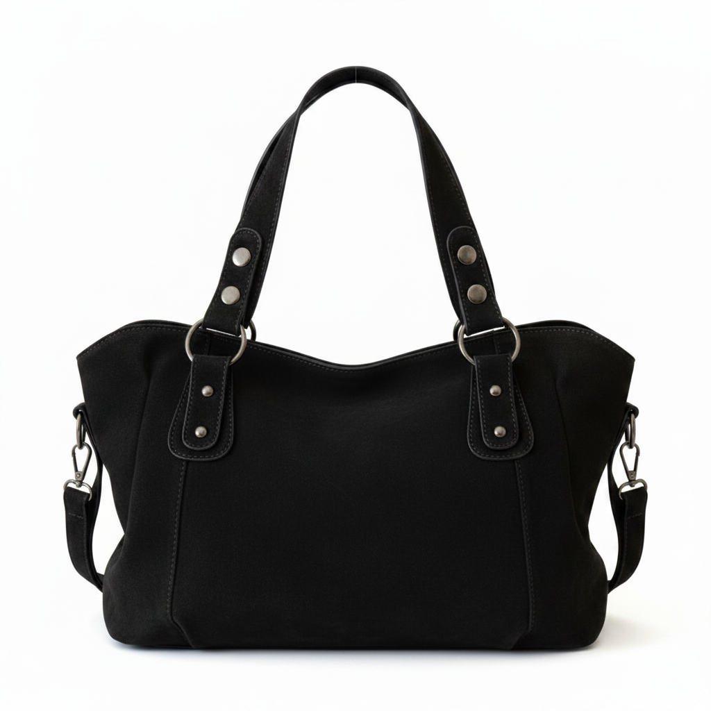 Sac noir - fond blanc