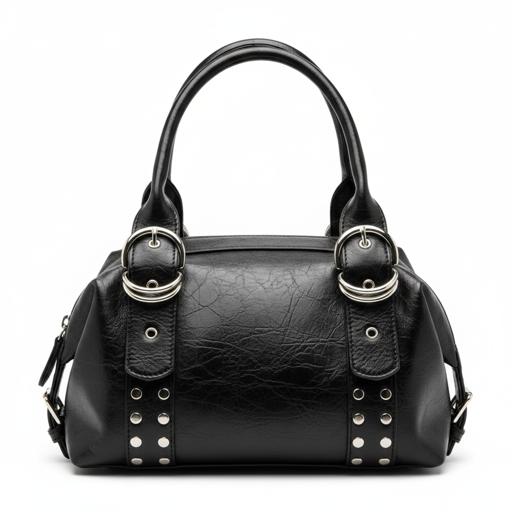 Sac noir fond blanc