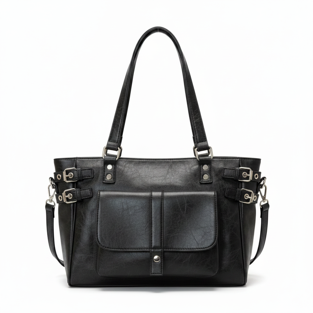 Sac noir seul - fond blanc