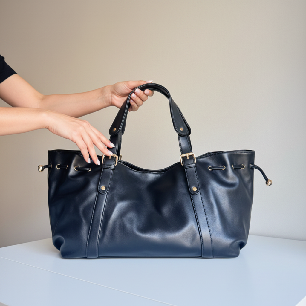 Sac porté mains noir