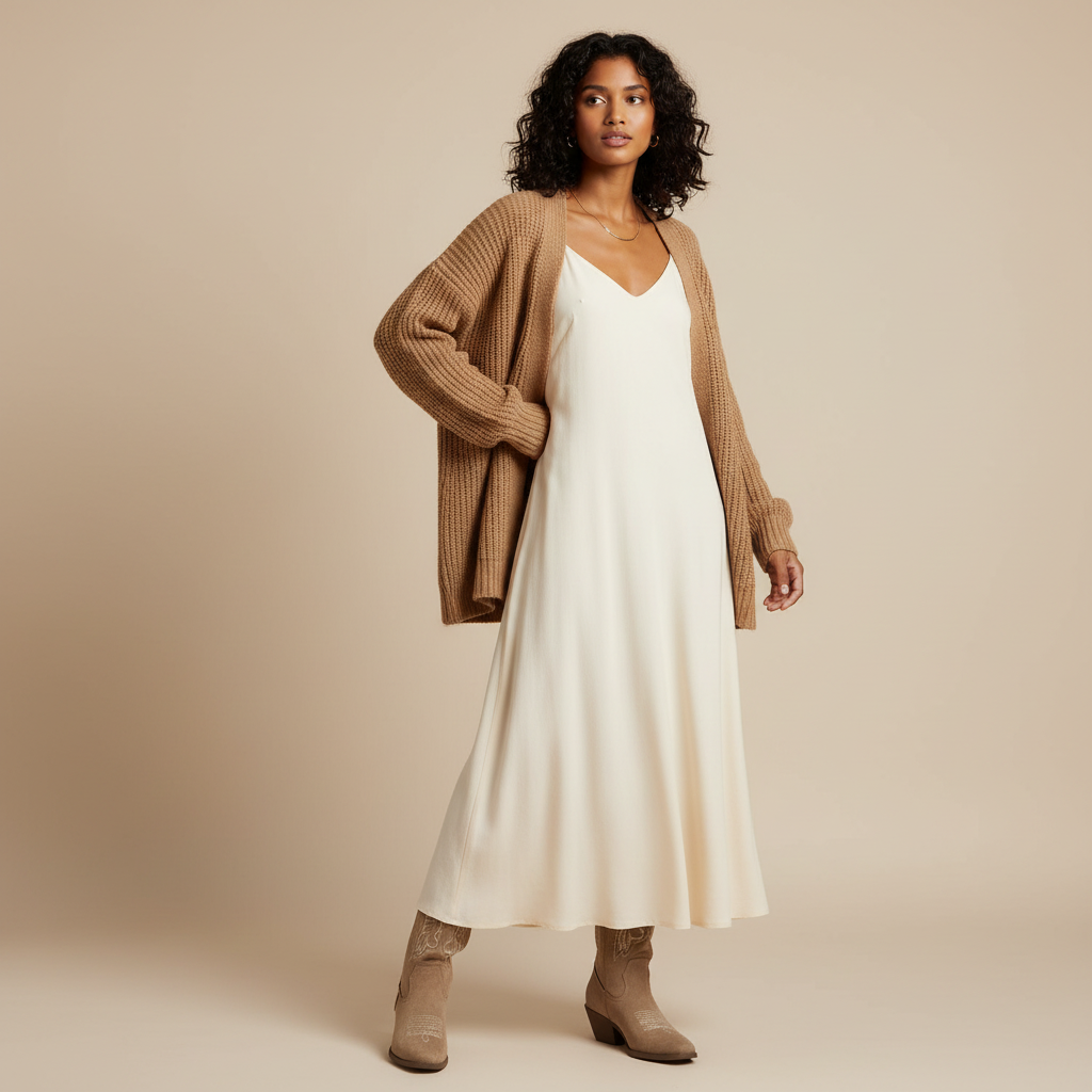 Santiags beige - Look 2