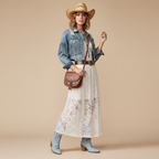 Santiags bleu clair - Look 5