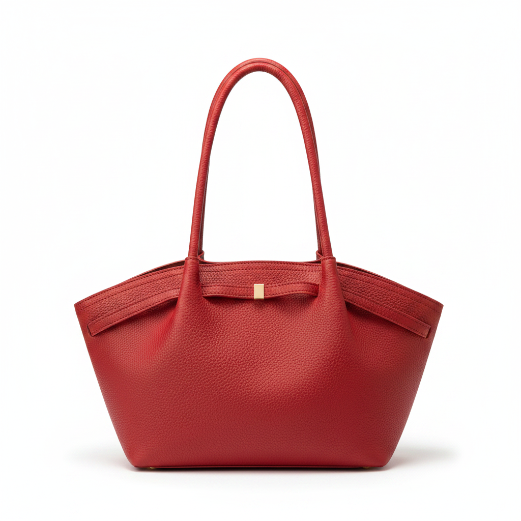 Tote rouge - fond blanc
