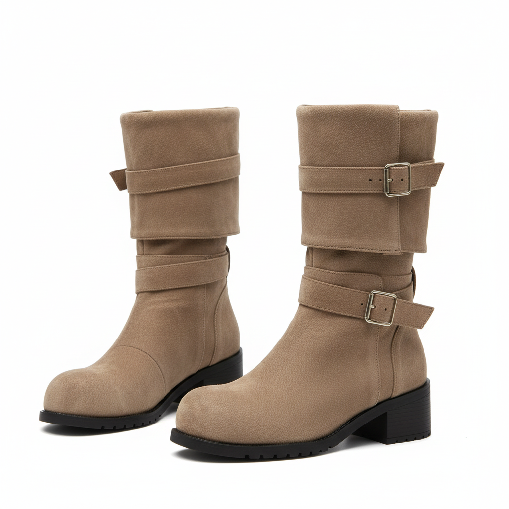 Vue latérale avec sangles